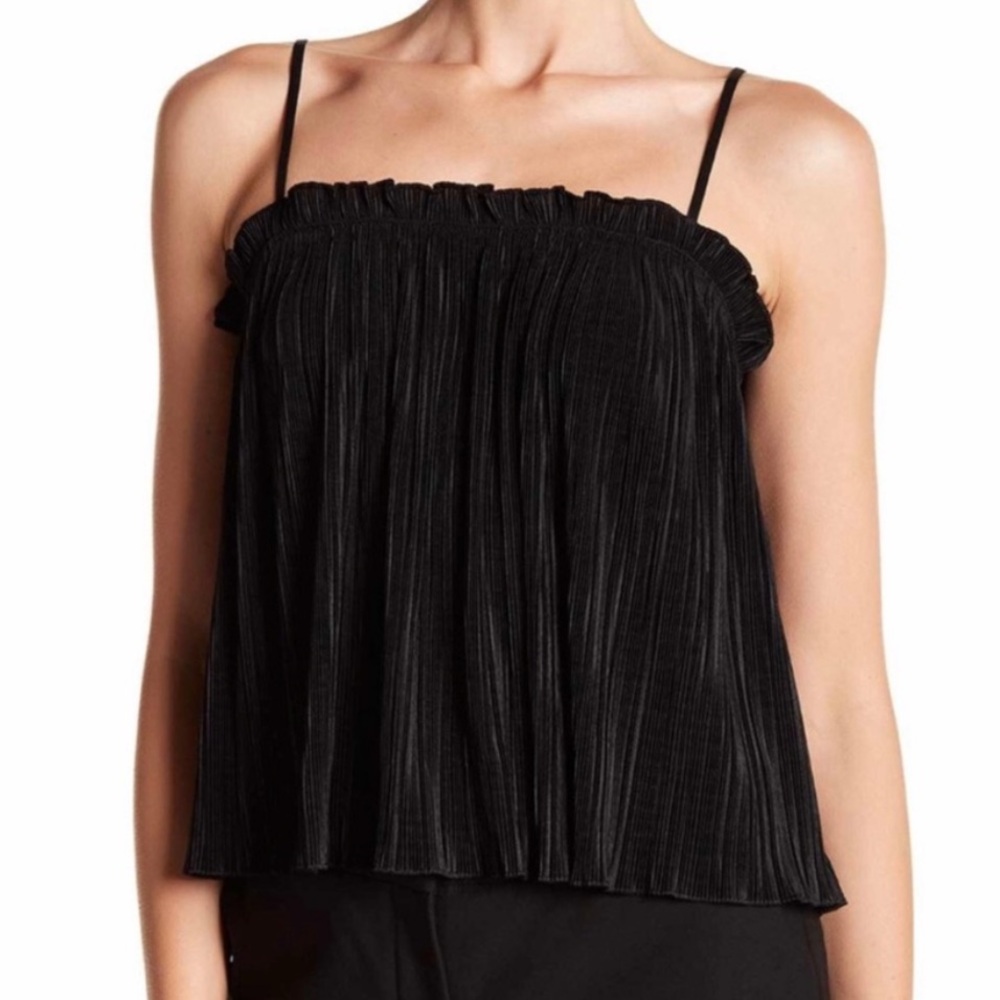 Madewell Elegant Black Pleated Women's Top